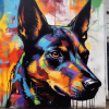 Additional photos: Custom Pet Artwork - Your Beloved Pet in Vibrant Graffiti Street Art Style