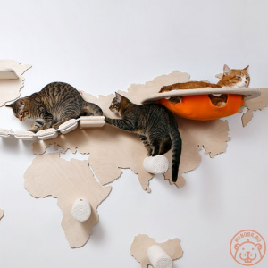 Photo №4. Wall-mounted game complex for cats World map in Russian Federation. Announcement № 5269