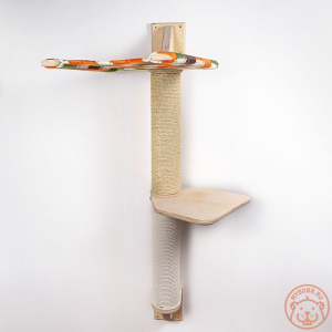 Photo №3. Wall-mounted complex for cats 