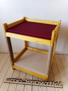 Photo №1. Zoo-bed 2 tiers with scratching post in the city of Ufa. Price - 48$. Announcement № 5840