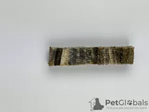 Photo №3. Atlantic cod skin strips 2x2 cm. Russian Federation